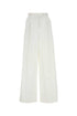 Givenchy Women White Poplin Wide-Leg Pant by Luosophy
