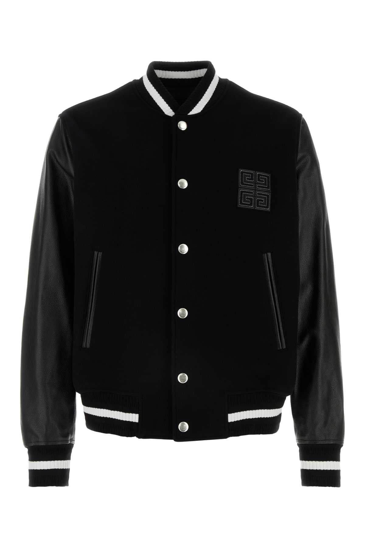 Givenchy Men Black Wool Blend Jacket by Luosophy