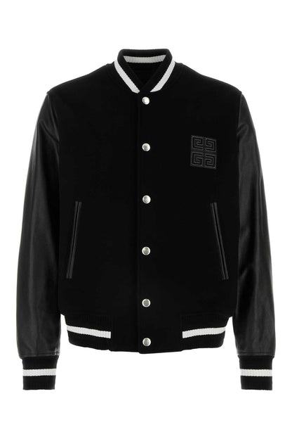 Givenchy Men Black Wool Blend Jacket by Luosophy