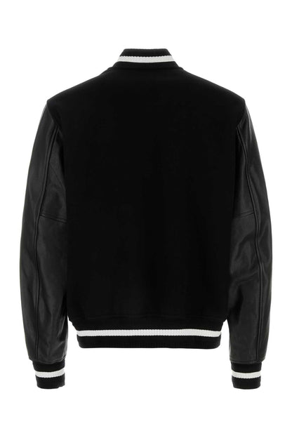 Givenchy Men Black Wool Blend Jacket by Luosophy