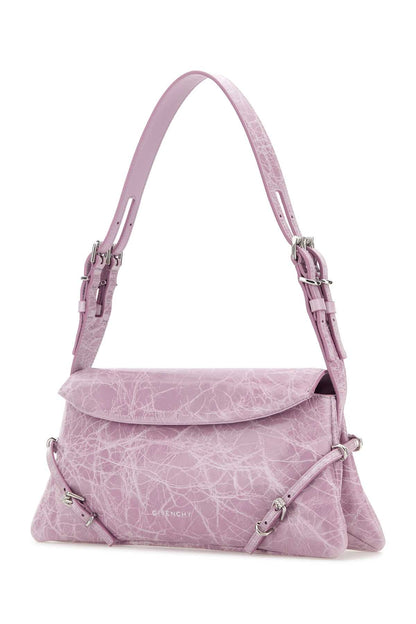 Givenchy Women Lilac Leather Pâ€™Tit Voyou Shoulder Bag by Luosophy