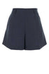 Givenchy Women Navy Blue Wool Shorts by Luosophy