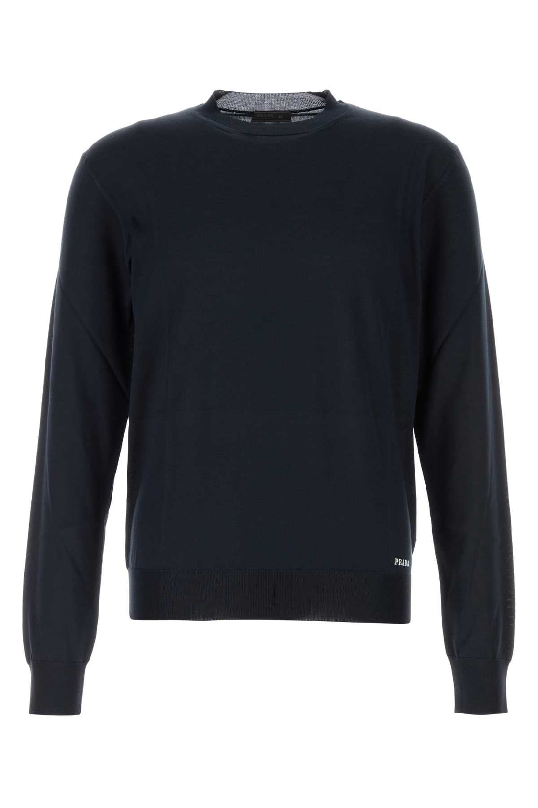 Prada Men Blue Silk Sweater by Luosophy