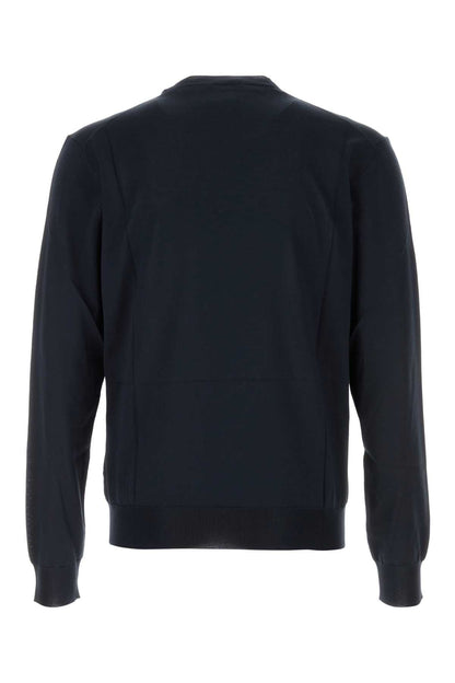 Prada Men Blue Silk Sweater 