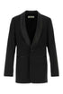 Dries Van Noten Men Black Wool Blend Bartux Blazer by Luosophy