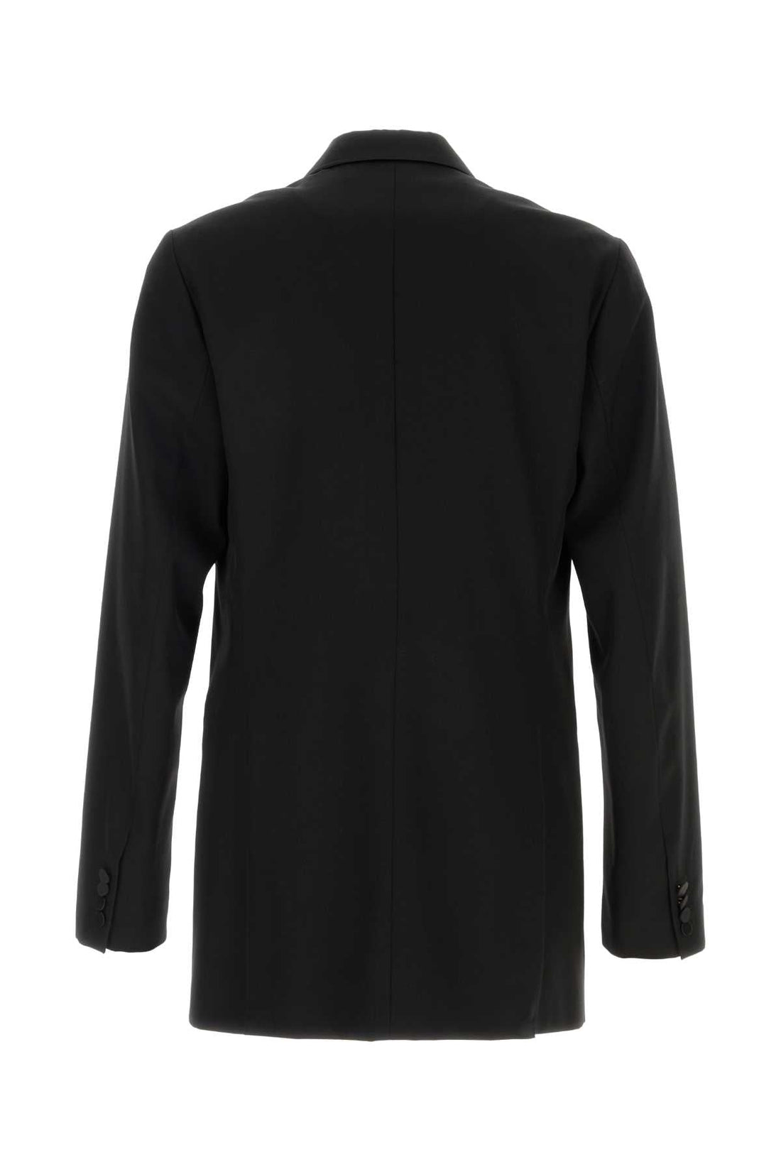 Dries Van Noten Men Black Wool Blend Bartux Blazer by Luosophy