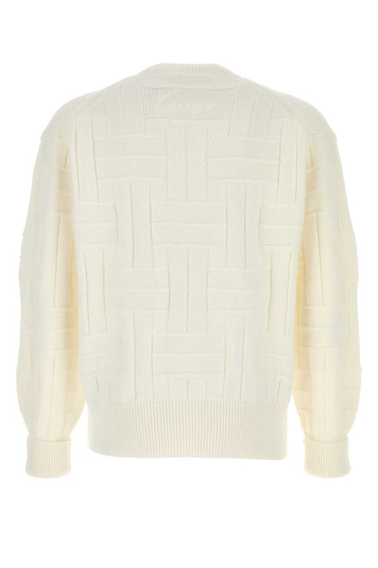 Kenzo Men White Cotton Sweater by Luosophy