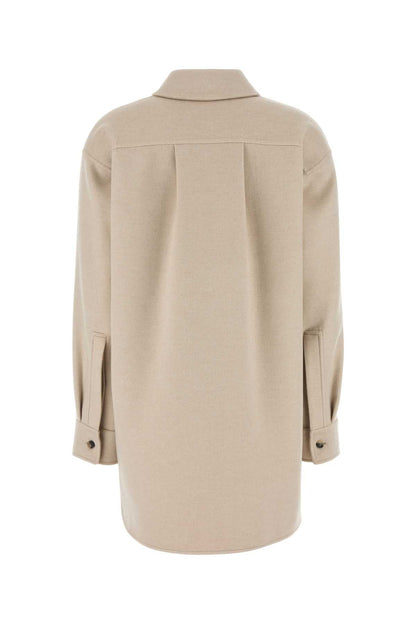 Loewe Women Sand Flannel Shirt