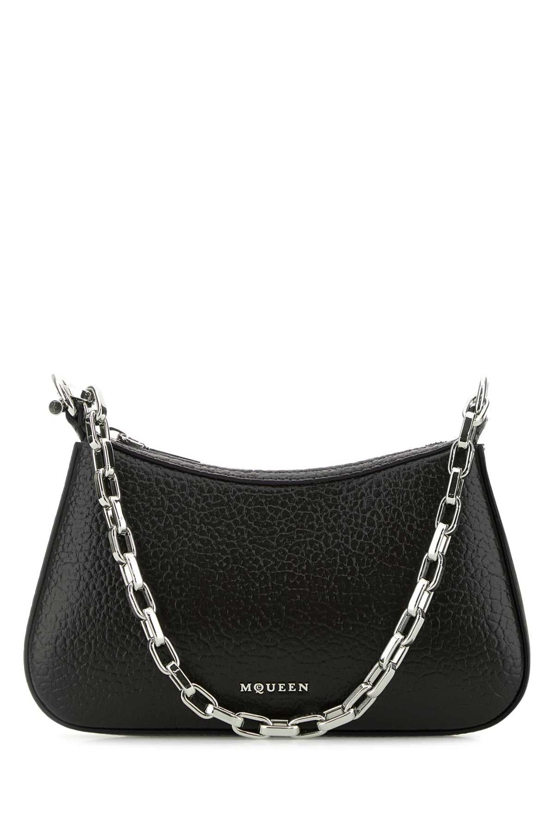 Alexander Mcqueen Women Black Leather Mini T-Bar Handbag by Luosophy