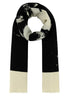 Alexander Mcqueen Women Ivory Silk Blend Scarf by Luosophy