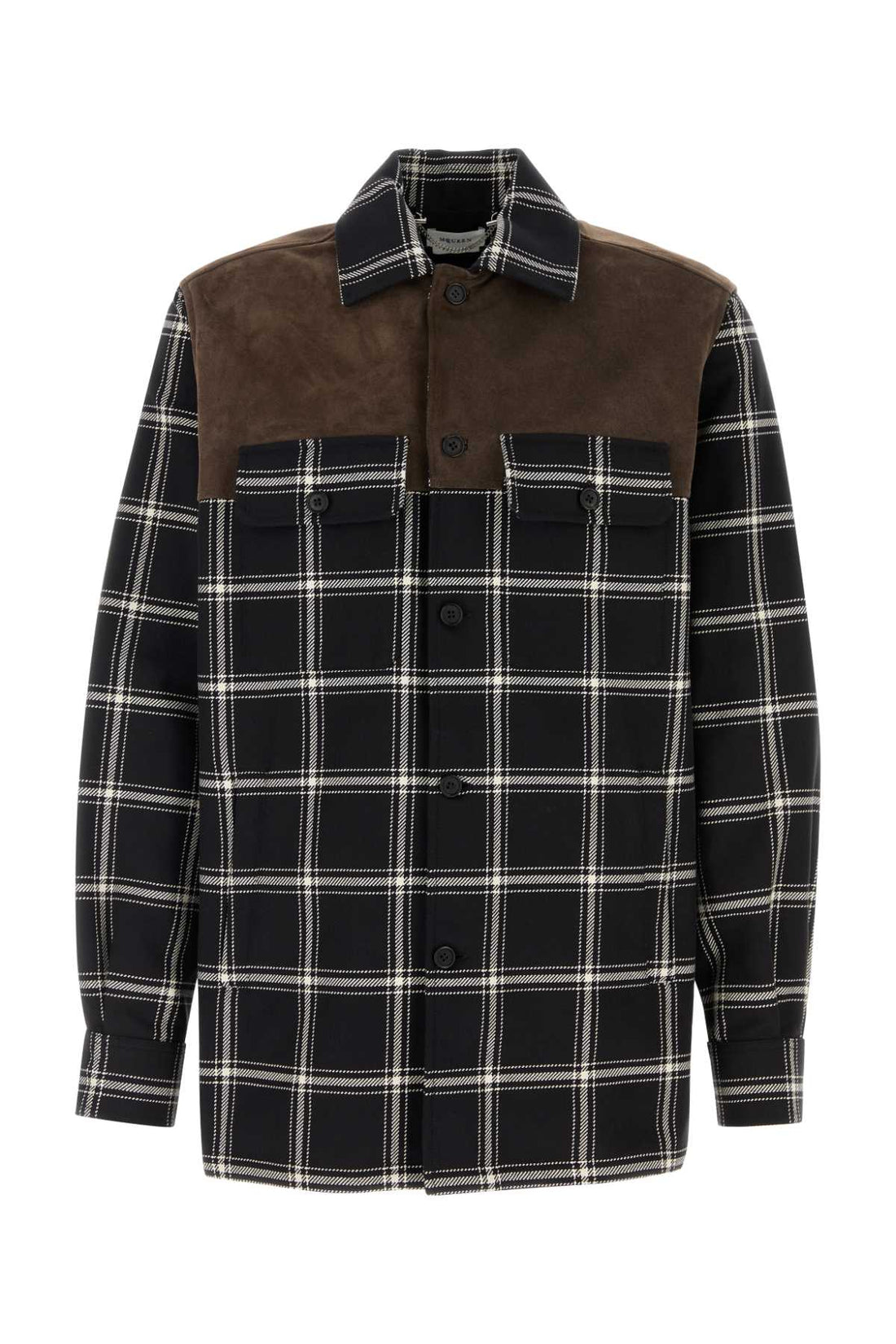 Alexander Mcqueen Men Embroidered Cotton Shirt by Luosophy
