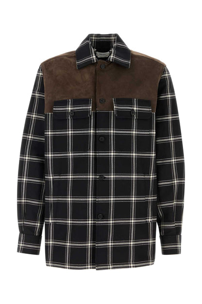 Alexander Mcqueen Men Embroidered Cotton Shirt by Luosophy