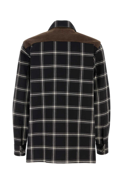 Alexander Mcqueen Men Embroidered Cotton Shirt by Luosophy