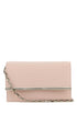 Alexander Mcqueen Women Pink Leather Mini Cross-Bar Clutch by Luosophy