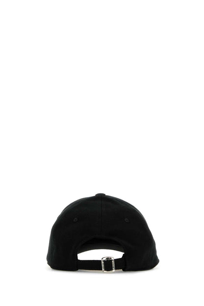 Fendi Men Black Stretch Cotton Baseball Cap by Luosophy
