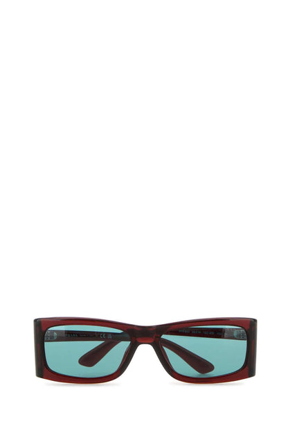 Prada Men Burgundy Acetate Opr B03s Sunglasses by Luosophy