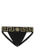 Versace Men Black Stretch Cotton Brief 