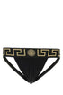 Versace Men Black Stretch Cotton Brief by Luosophy