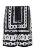 Versace Men Printed Silk Bermuda Shorts by Luosophy