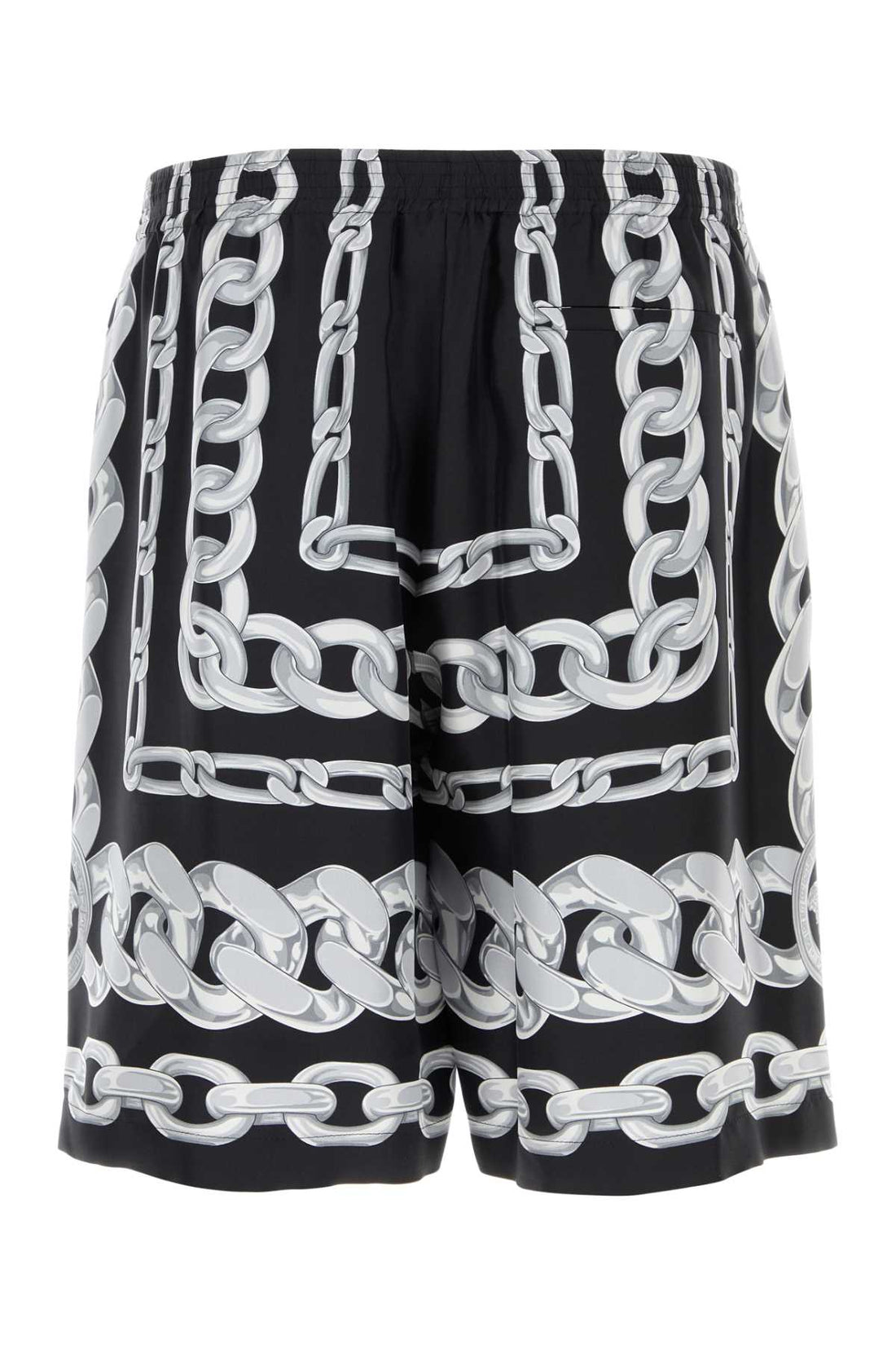 Versace Men Printed Silk Bermuda Shorts by Luosophy
