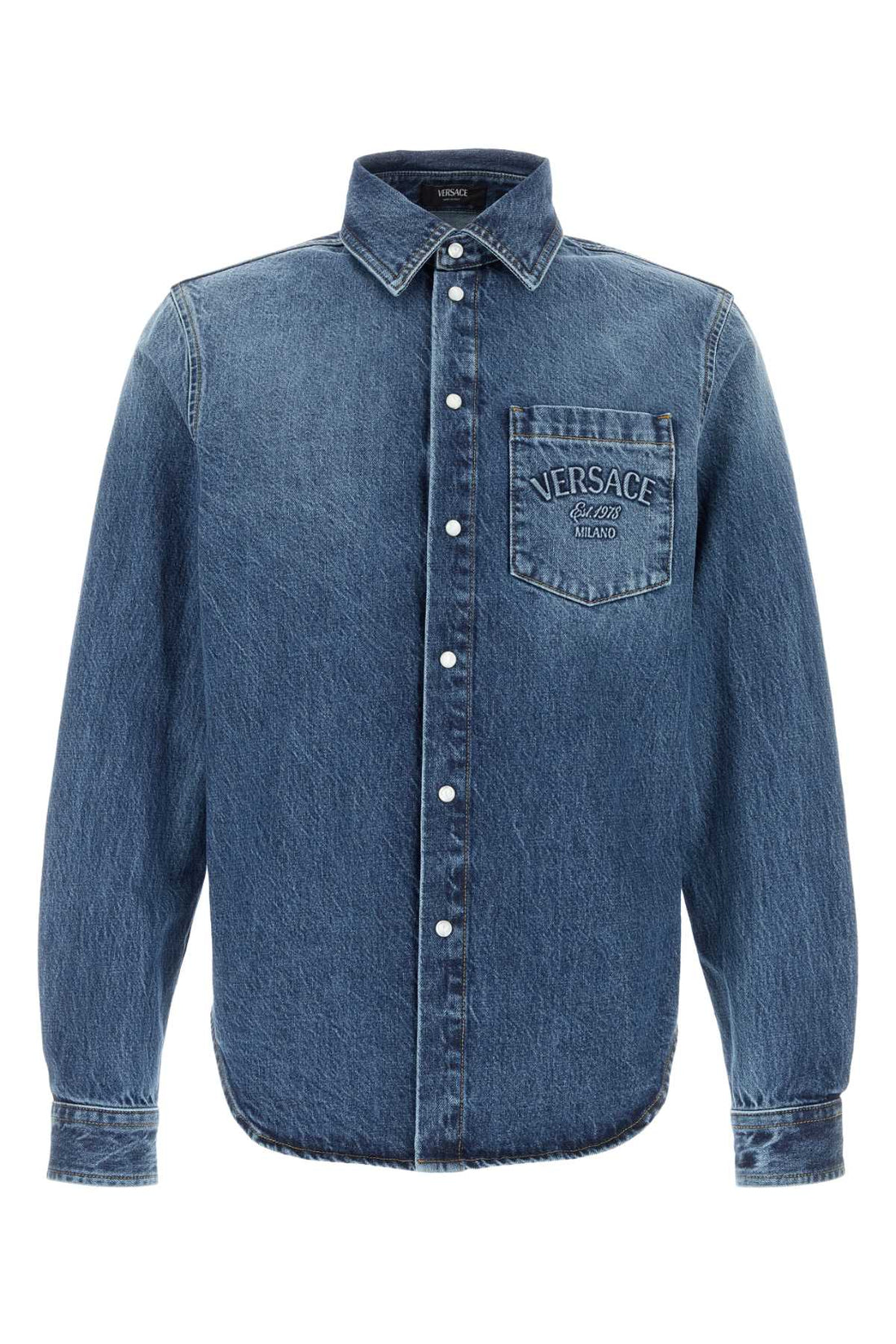 Versace Men Denim Shirt by Luosophy