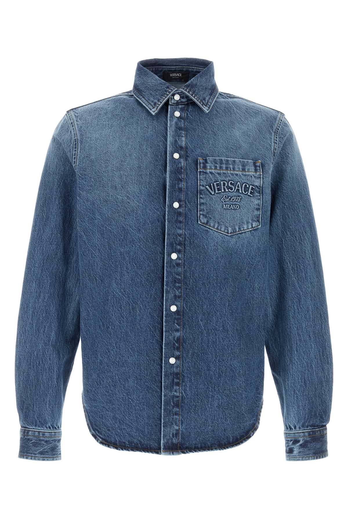 Versace Men Denim Shirt by Luosophy