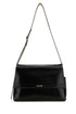 Alexander Mcqueen Men Black Leather The Slouch Crossbody Bag by Luosophy