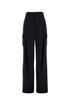 Bottega Veneta Women Midnight Blue Wool Cargo Pant by Luosophy