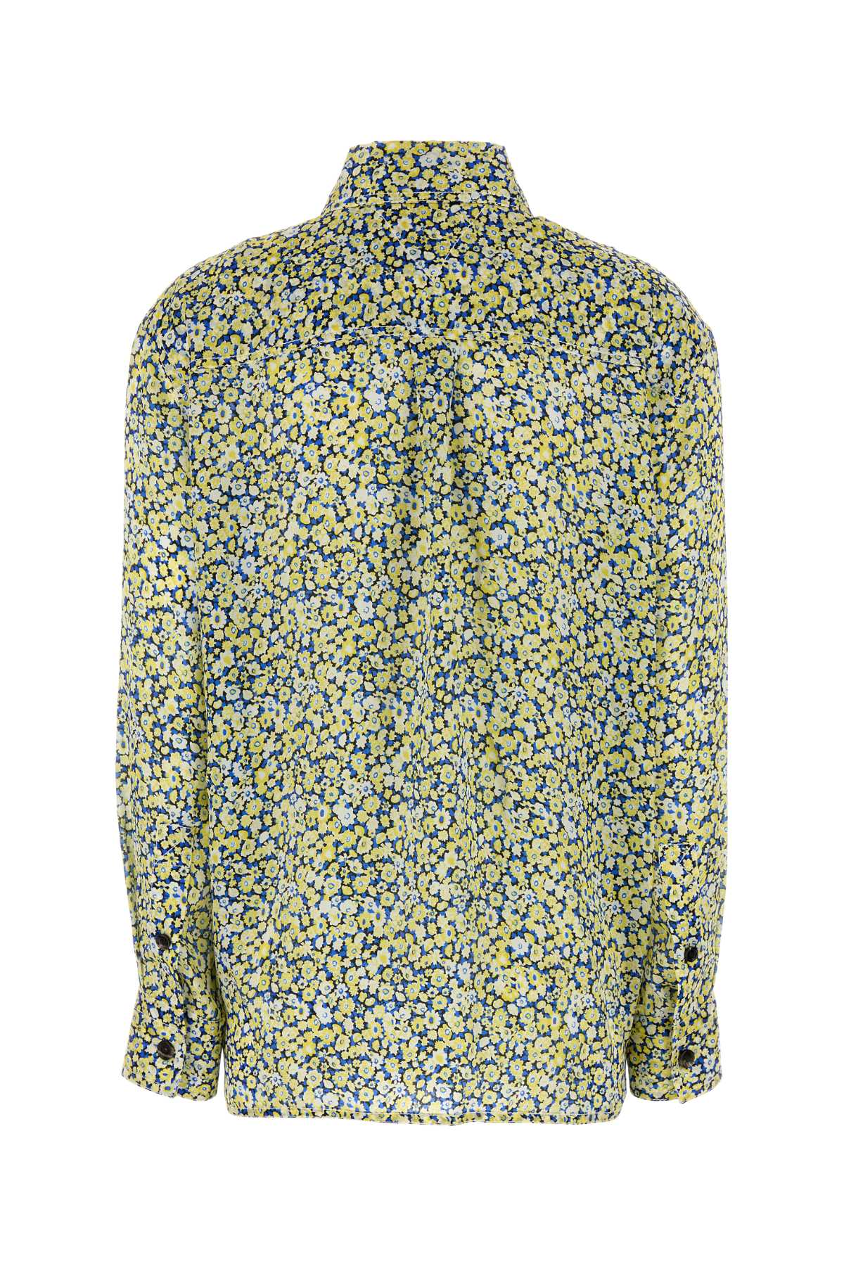Bottega Veneta Women Printed Silk Shirt by Luosophy