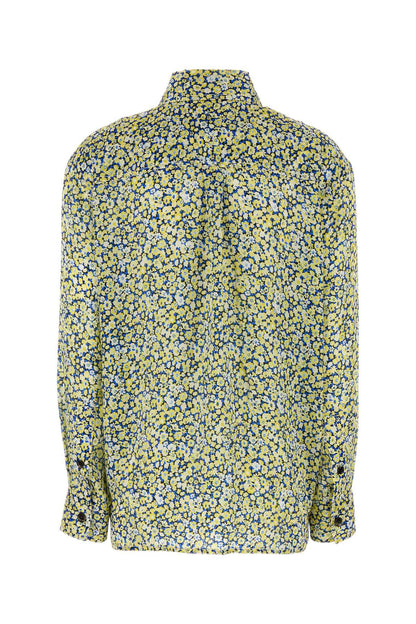 Bottega Veneta Women Printed Silk Shirt by Luosophy