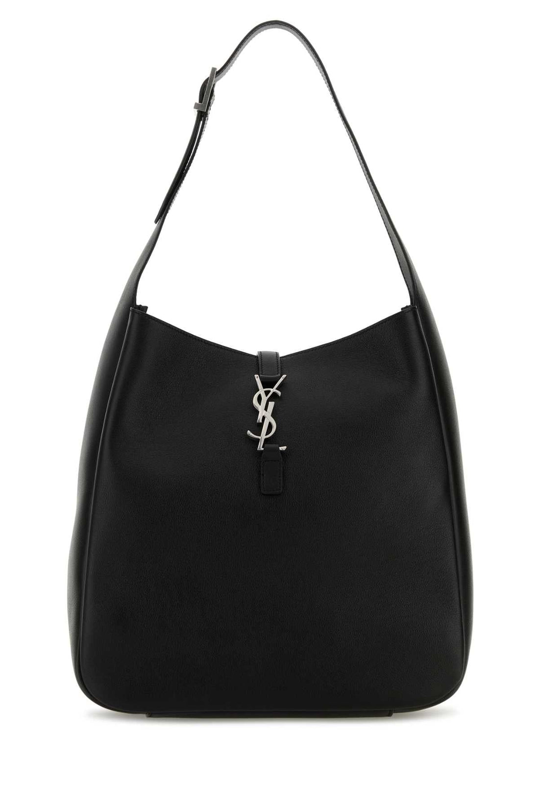 Saint Laurent Women Black Leather Le 5 Ã 7 Shoulder Bag by Luosophy
