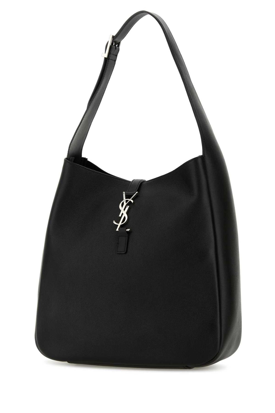 Saint Laurent Women Black Leather Le 5 Ã 7 Shoulder Bag by Luosophy