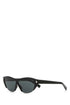 Saint Laurent Women Black Acetate Sl 704 Sunglasses by Luosophy