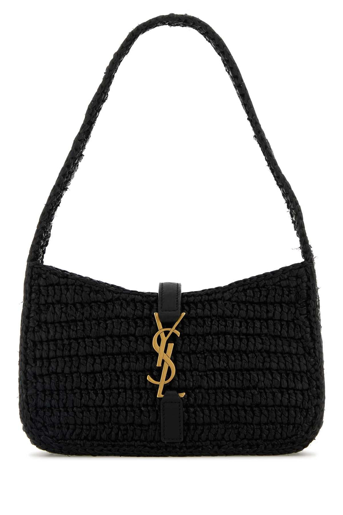 Saint Laurent Women Black Raffia Mini Le 5 Ã 7 Handbag by Luosophy