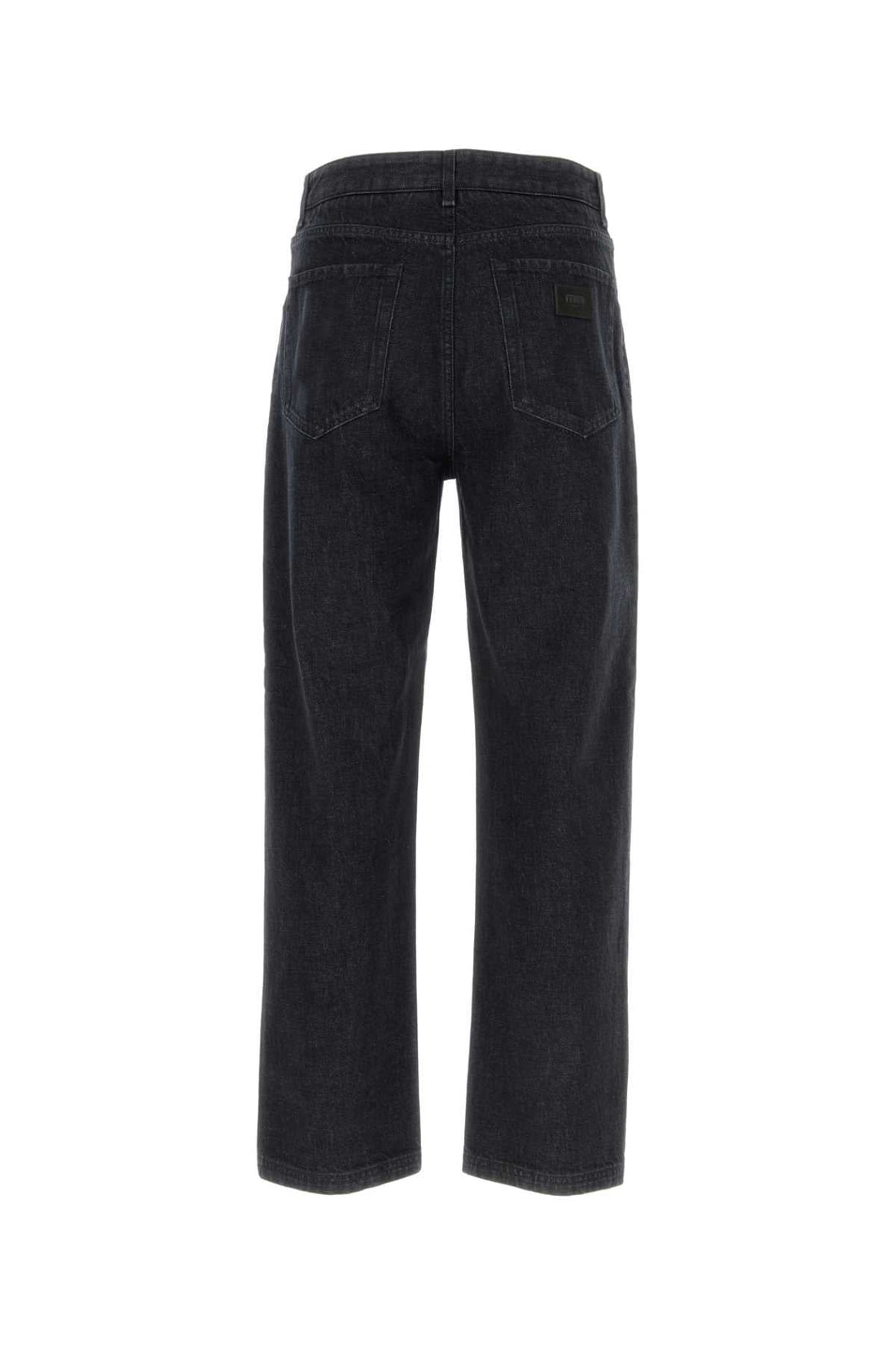 Fendi Men Black Denim Jeans by Luosophy