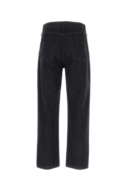 Fendi Men Black Denim Jeans by Luosophy