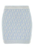Fendi Women Embroidered Silk Blend Mini Skirt by Luosophy
