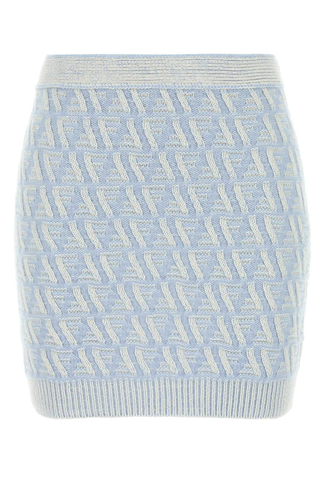 Fendi Women Embroidered Silk Blend Mini Skirt by Luosophy