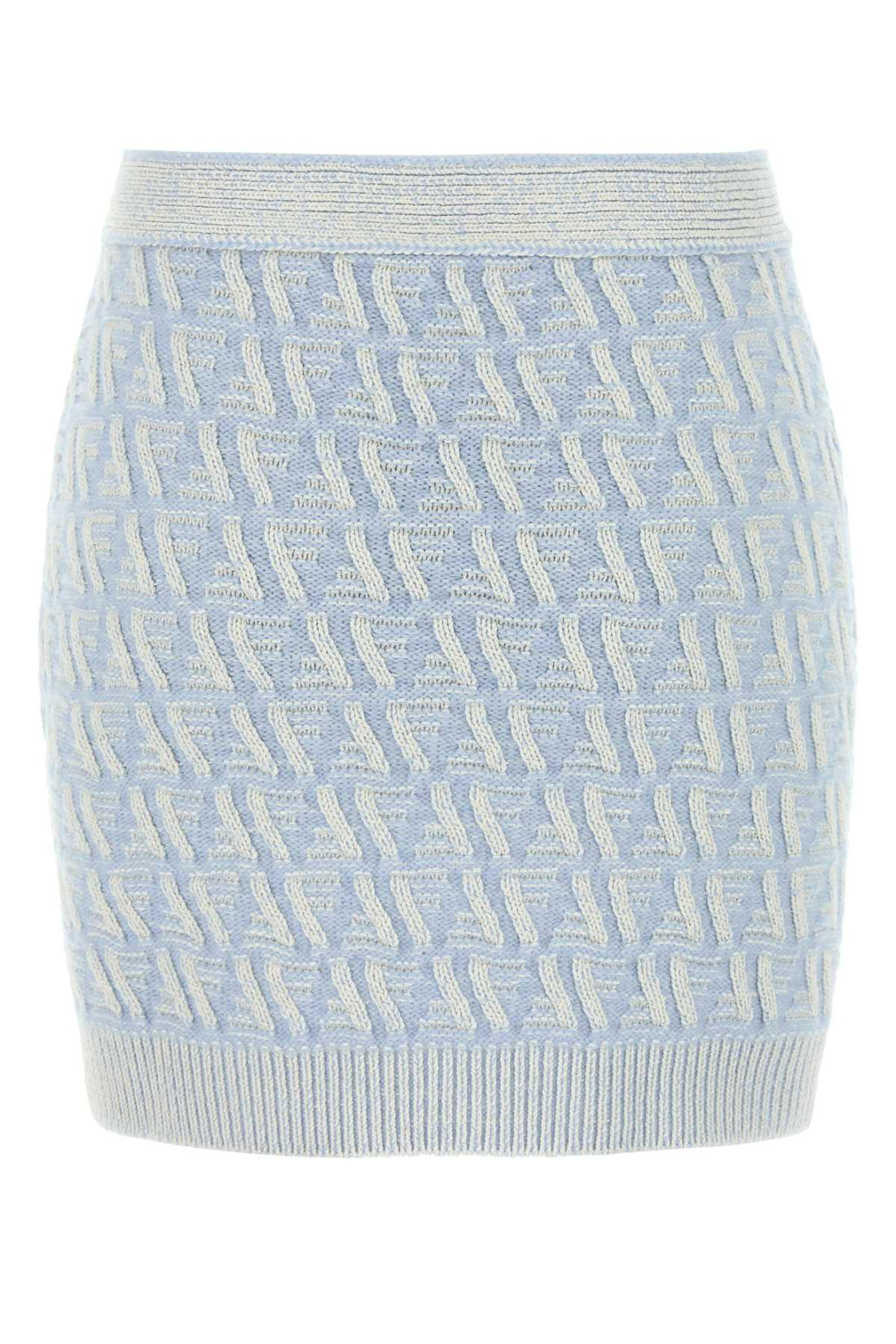 Fendi Women Embroidered Silk Blend Mini Skirt by Luosophy