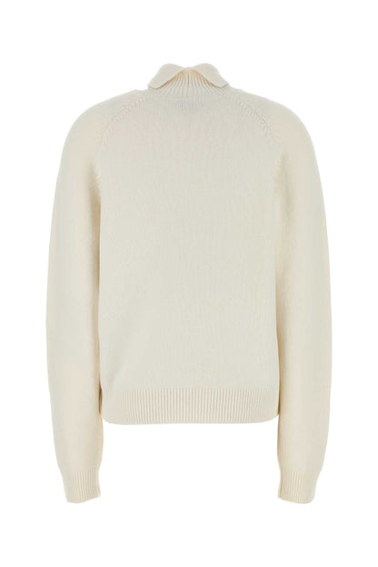Fendi Women White Cashmere Blend Sweater by Luosophy