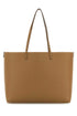 Fendi Women Camel Leather Roll Shopping Bag by Luosophy