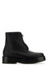 Bottega Veneta Men Black Leather Torino Ankle Boots by Luosophy