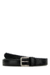 Dolce & Gabbana Men Black Leather Belt by Luosophy