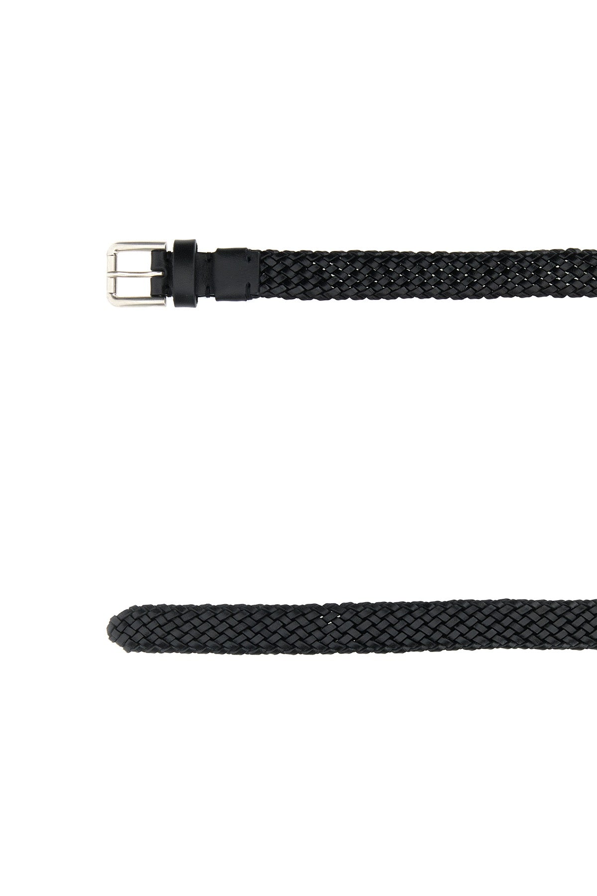 Dolce &amp; Gabbana Men Black Leather Belt by Luosophy