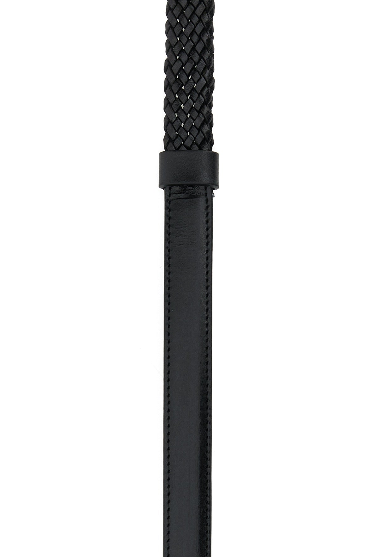 Dolce &amp; Gabbana Men Black Leather Belt by Luosophy