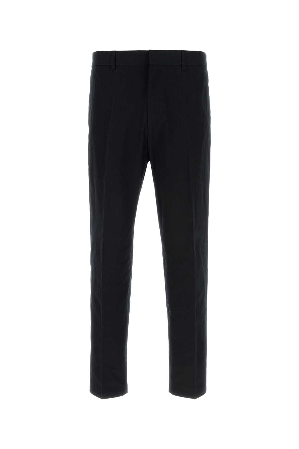 Jil Sander Men Midnight Blue Cotton Pant by Luosophy