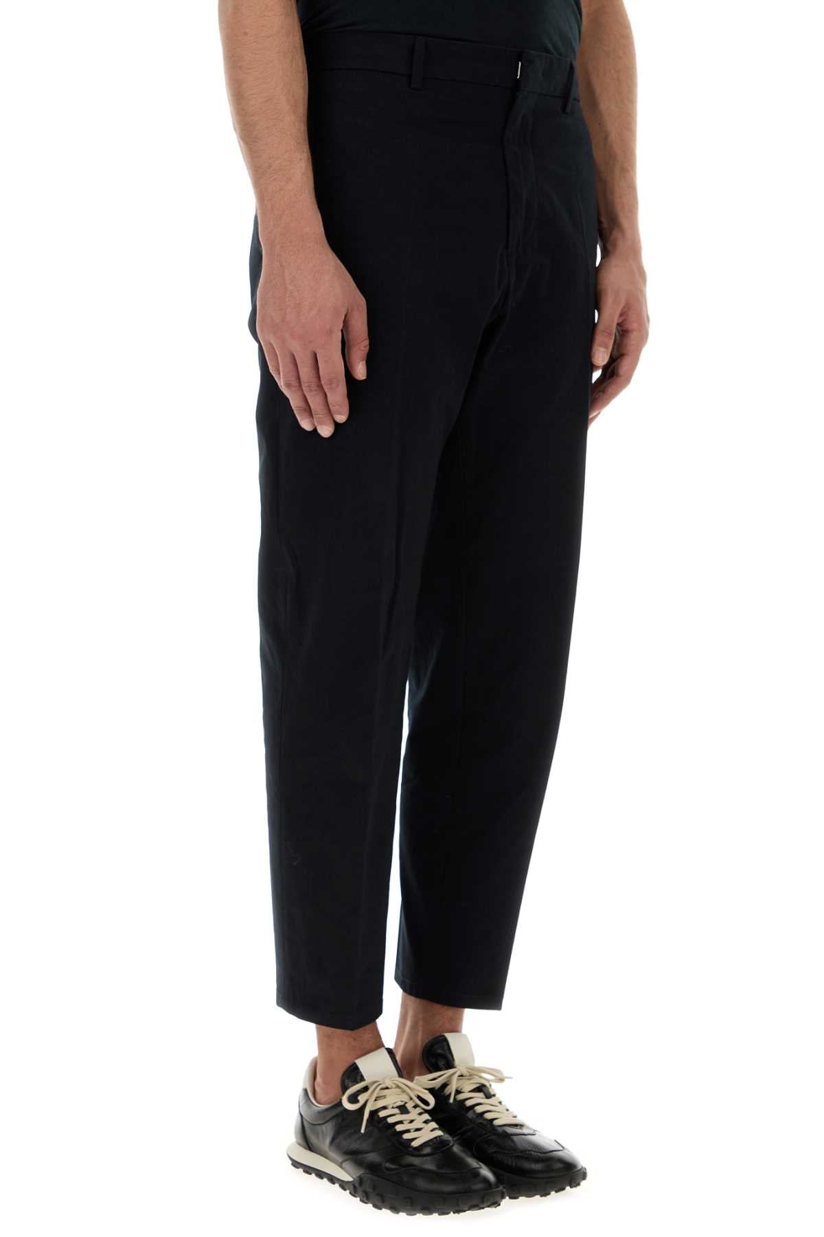 Jil Sander Men Midnight Blue Cotton Pant by Luosophy