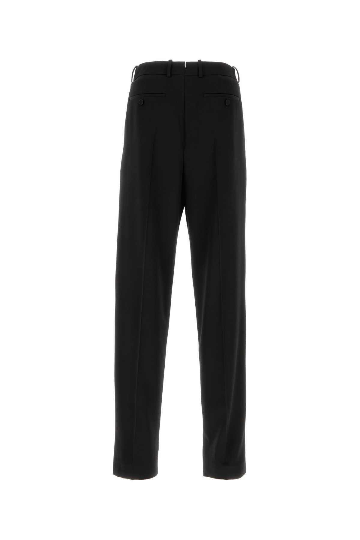 Saint Laurent Men Black Wool Pant by Luosophy