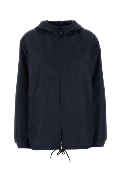 Prada Women Dark Blue Re-Nylon Jacket by Luosophy