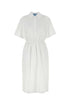 Prada Women White Poplin Shirt Dress by Luosophy